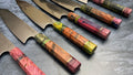 Cuchillo Estilo Japonés en Acero de Damasco — 3