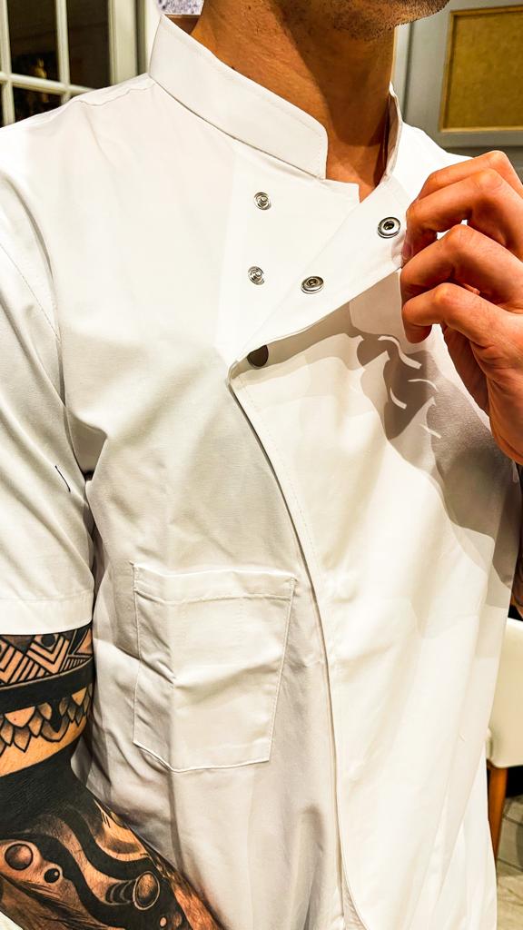 Chaqueta de Chef Manga Corta
