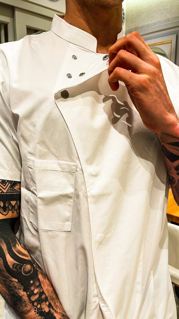 Chaqueta de Chef Manga Corta